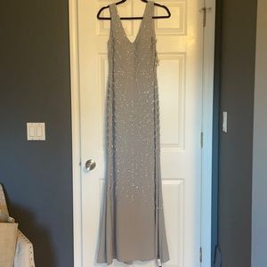 Embellished Column Gown
